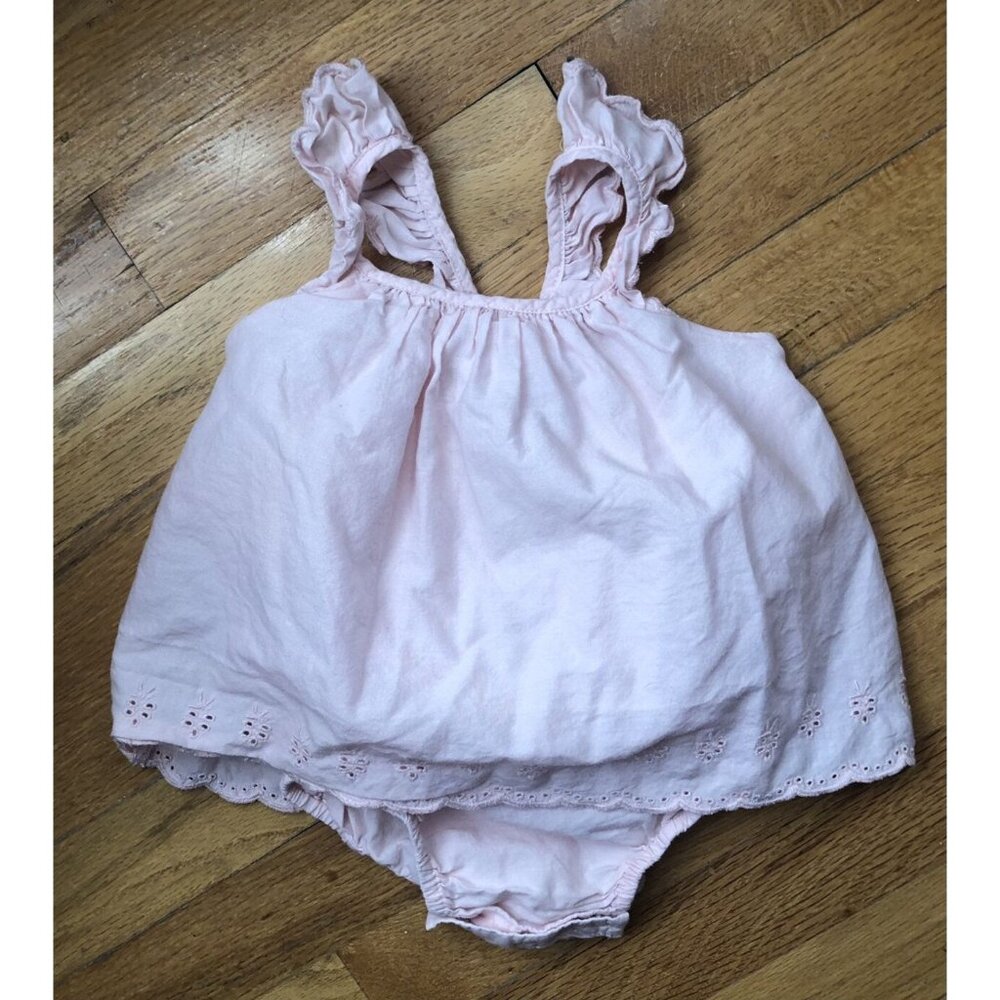 Gap 12-18M Pink Bubble Romper